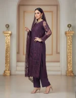 ZN SIGNATURE PLUM ORGANZA - Image 2