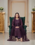 ZN SIGNATURE PLUM ORGANZA - Image 3