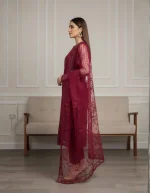 ZN SIGNATURE – MAUVE PINK ORGANZA - Image 2