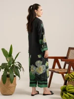 Izle Black – Digital Printed Coord Set - Image 5
