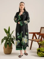 Izle Black – Digital Printed Coord Set - Image 3