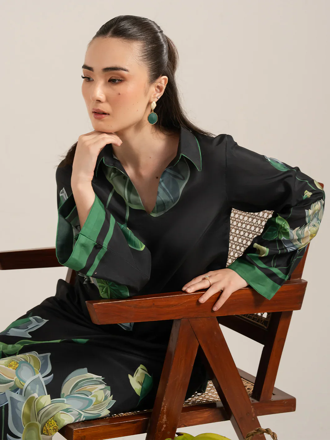 Izle Black – Digital Printed Coord Set - Image 6